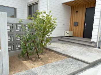施工事例21　アプローチ